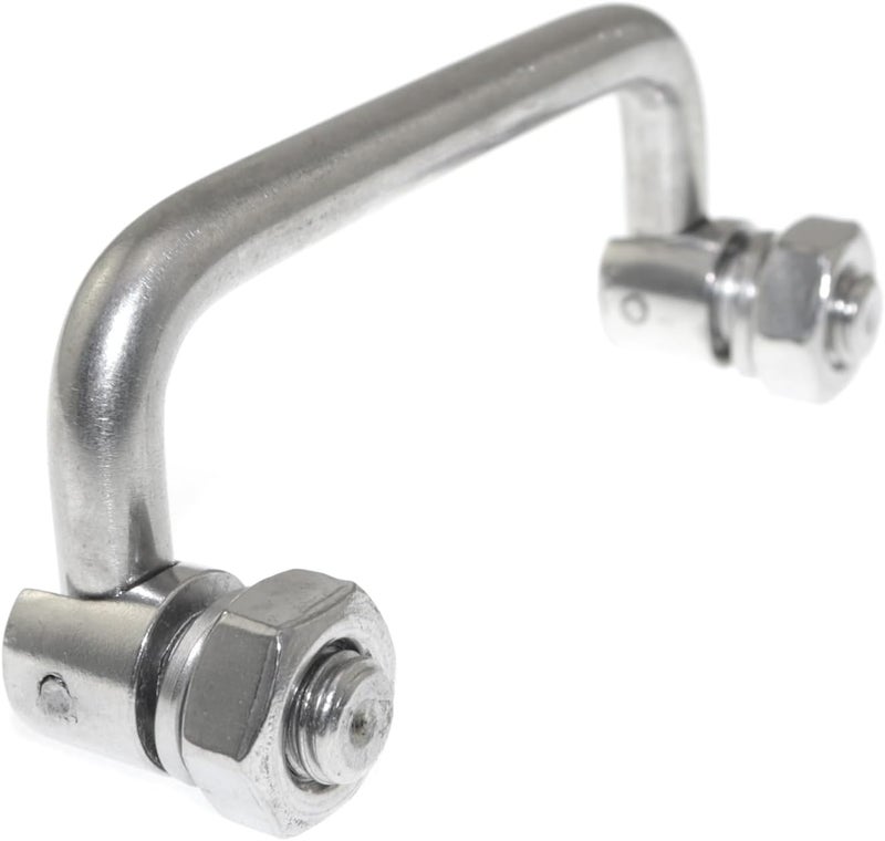 Lind Kitchen 304 Stainless Steel U-Shaped Folding Metal Cabinet Handle Hole 90mm/3.5in Folding Handle Tool Box Handle - Image 3